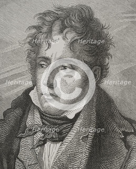François-René, vicomte de Chateaubriand (1768-1848), French writer and diplomat, 1856.  Creator: Jean Baptiste Charles Carbonneau.