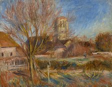 L'église à Essoyes, c 1900. Creator: Renoir, Pierre Auguste (1841-1919).