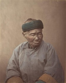 [Portrait of an Old Chinese Woman], 1870s. Creator: Baron Raimund von Stillfried.