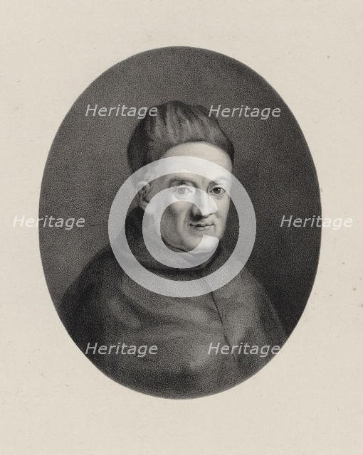 Portrait of the composer Giovanni Battista Martini (1706-1784). Creator: Anonymous.