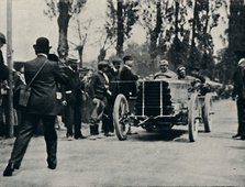 'Jarrott arrives at Bordeaux in the Race of Death', 1937. Artist: Unknown.