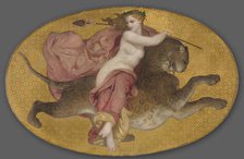 Bacchante on a Panther, 1855. Creator: William Adolphe Bouguereau (French, 1825-1905).