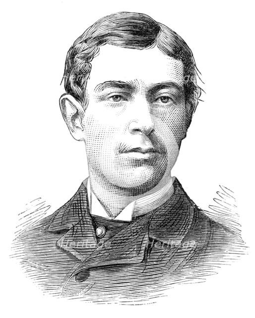 The Universities' Boat-Race: the Oxford crew, 1881.  Creator: Unknown.