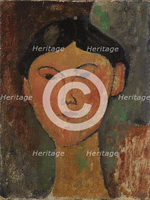 Beatrice Hastings, 1915. Creator: Modigliani, Amedeo (1884-1920).