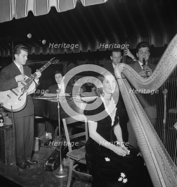 Portrait of Joe Marsala and Adele Girard, Hickory House, New York, N.Y., 1946. Creator: William Paul Gottlieb.