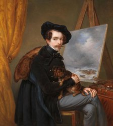 Self-Portrait, 1838. Creator: Johan Hendrick Louis Meijer.