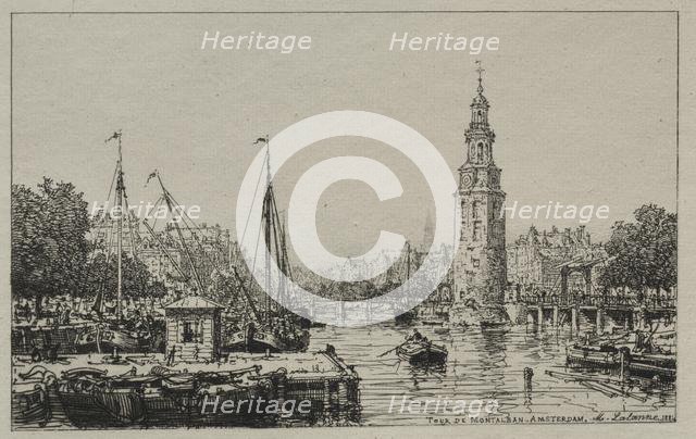 Tour de Montelban, Amsterdam, 1884. Creator: Maxime Lalanne (French, 1827-1886).