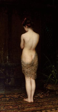 Bathing Girl, between 1881-1884. Creator: Pantaleon Szyndler.