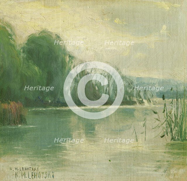 Lake, 1900-1910. Creator: Karol Miloslav Lehotský.