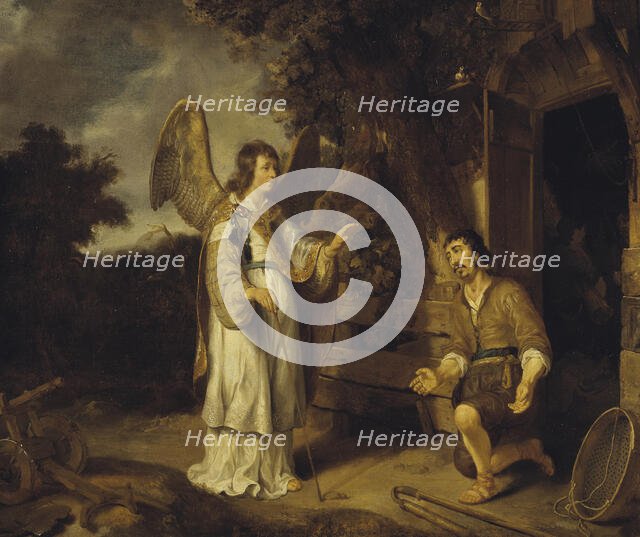 The Angel and Gideon, 1640. Creator: Gerbrand van den Eeckhout.