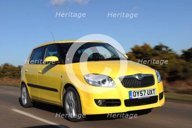SKODA Fabia 2007. Artist: Simon Clay.