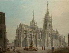 The Cathedral of Saint Vitus in Prague, 1814.