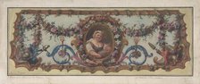 Design for a Tapestry Seat of a Sofa, 1721. Creator: Charles-Antoine Coypel.