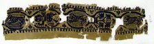 Textile Fragment, Coptic, 6th century. Creator: Unknown.