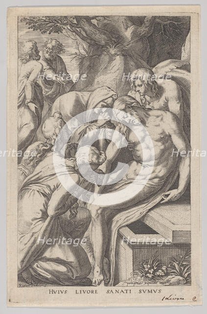 The Lamentation, 1598-1632. Creator: Raphael Sadeler.