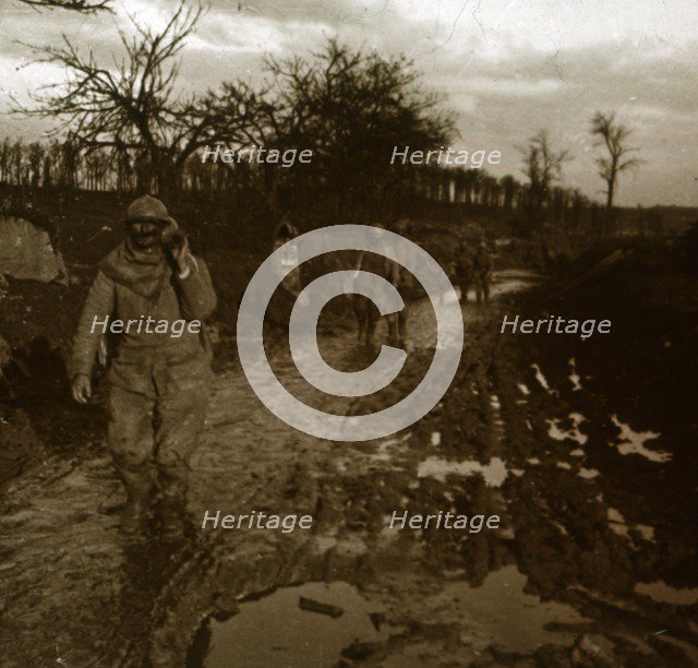 Advance, Kemmel, Flanders, Belgium, c1914-c1918. Artist: Unknown.