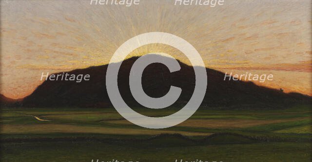 Afterglow, 1909. Creator: Karl Nordström.