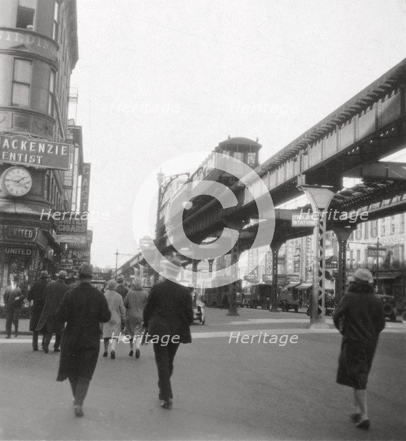 Flatbush Avenue, New York City, USA, 20th century. Artist: J Dearden Holmes
