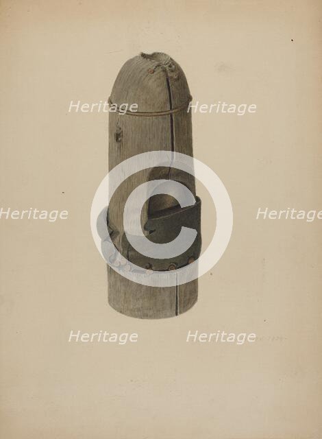 Pump Valve and Sucker, 1939. Creator: Alexander Anderson.