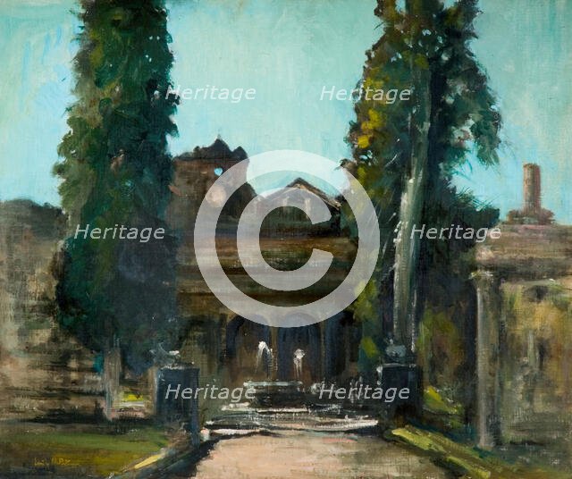 The Baths Of Diocletian, Rome, 1930. Creator: Emily Murray Paterson.