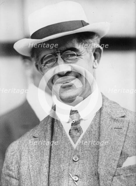 Hitchcock, Gilbert Monell, Rep. from Nebraska, 1903-1905, 1907-1911; Senator, 1911-1923, 1914. Creator: Harris & Ewing.