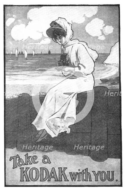 Take a Kodak with you, 1909. Creator: Unknown.