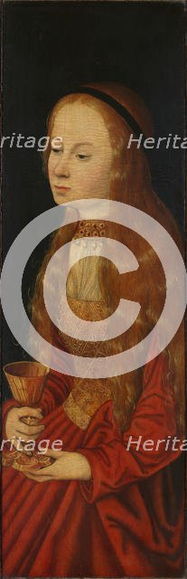 Saint Barbara, Early16th cen.. Creator: Cranach, Lucas, the Elder (1472-1553).