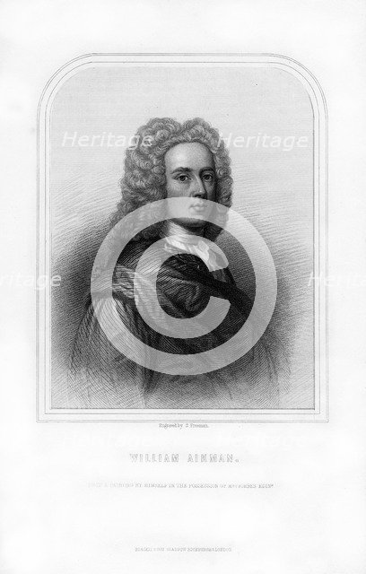 William Aikman, eminent Scottish portrait painter, (1870).Artist: S Freeman