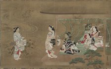 Lover's Visit, 1680-1730. Creator: Tamura Suio (Japanese).