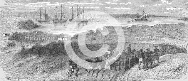 'View of the Russian town of Sebastopol', 1854. Creator: Unknown.