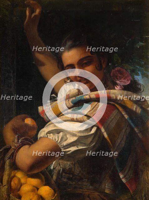 The Orange Girl, 1854. Creator: John Phillip.