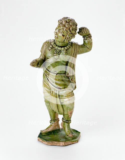 Curly-Haired Youth, Tang dynasty (A.D. 618-907), first half of 8th century. Creator: Unknown.