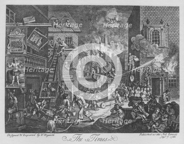 'The Times', 1762. Artist: William Hogarth.