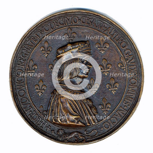 Medal, Louis XII & Anne Of Brittany, French, 15th century. Creator: Unknown.