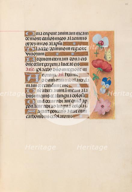 Hours of Queen Isabella the Catholic, Queen of Spain: Fol. 221r, c. 1500. Creator: Master of the First Prayerbook of Maximillian (Flemish, c. 1444-1519); Associates, and.