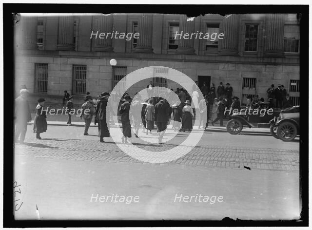 At Treasury, between 1916 and 1918. Creator: Harris & Ewing.
