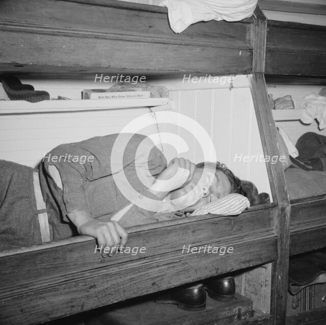 On board the fishing boat Alden, out of Gloucester, Massachusetts, 1943. Creator: Gordon Parks.