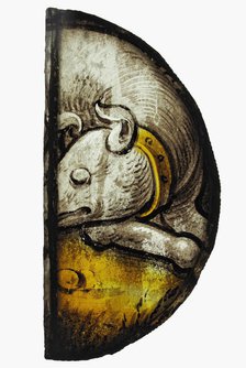 Glass Fragment, European, 15th-16th century. Creator: Unknown.