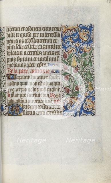 Book of Hours (Use of Rouen): fol. 55r, c. 1470. Creator: Master of the Geneva Latini (French, active Rouen, 1460-80).