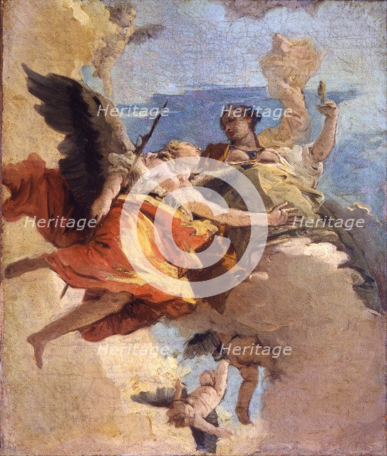 Allegory of Virtue and Nobility. Artist: Tiepolo, Giambattista (1696-1770)