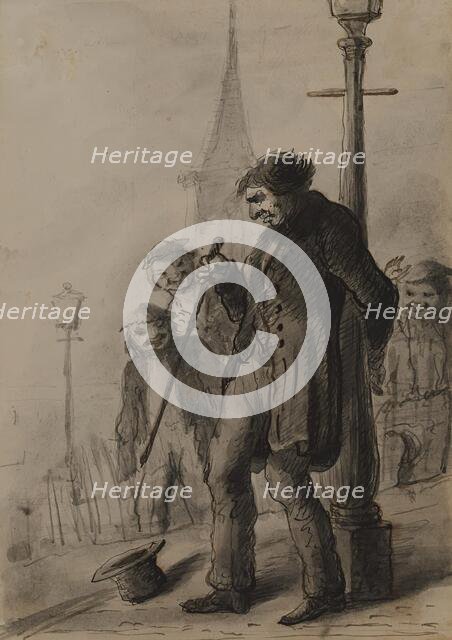 Drunkard, 1810-1874. Creator: Alfred Jacob Miller.