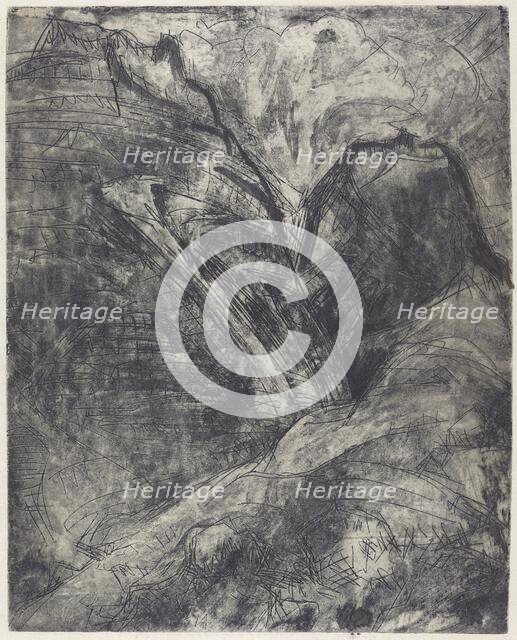 Mountains (Berge), 1920. Creator: Ernst Kirchner.