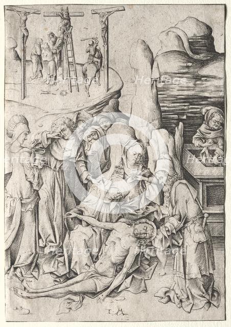 The Passion: Descent from the Cross. Creator: Israhel van Meckenem (German, c. 1440-1503).
