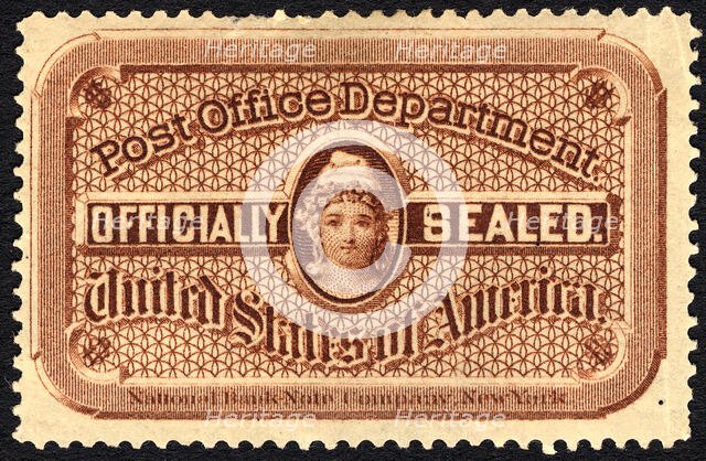 Post Office seal, c. 1879. Creator: National Bank Note Company.
