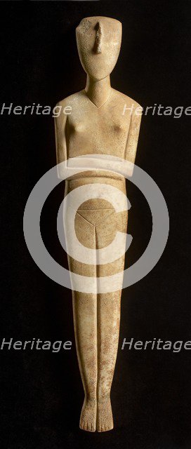 Figurine, Early Cycladic II Period, c2800-c2300BC. Artist: Unknown.