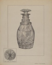 Decanter, c. 1937. Creator: Francis Law Durand.