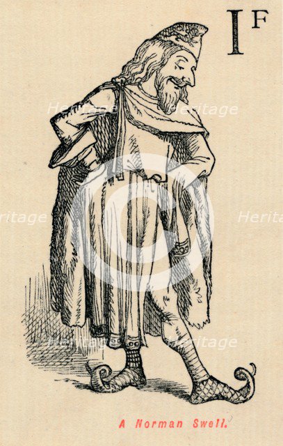 'A Norman Swell', c1860, (c1860). Artist: John Leech.