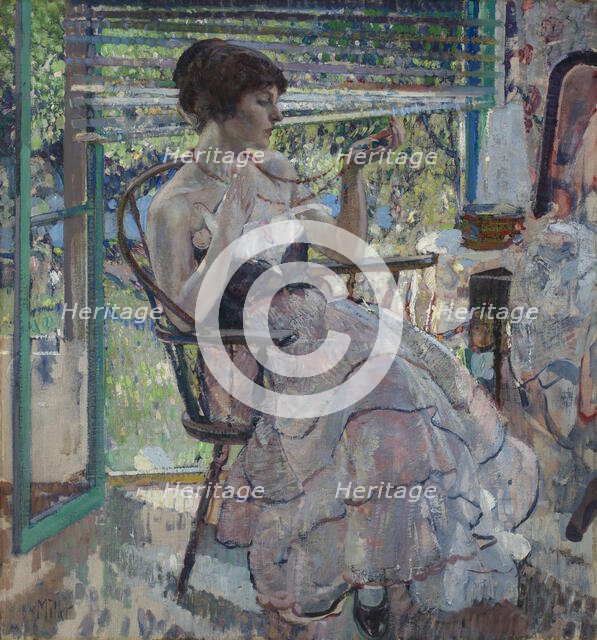 The Necklace, ca. 1924. Creator: Richard Emile Miller.