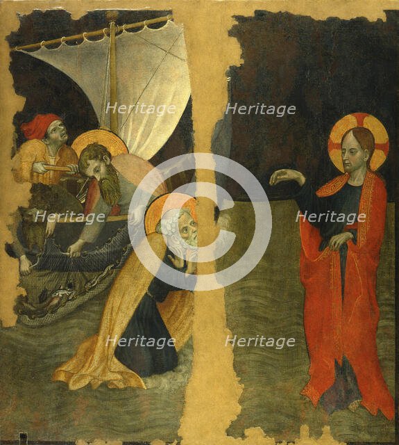 The Calling of Saint Peter, c.1410. Creator: Jaquerio, Giacomo (ca 1375-1453).