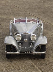 1937 Mercedes Benz 540 k special roadster. Artist: Simon Clay.